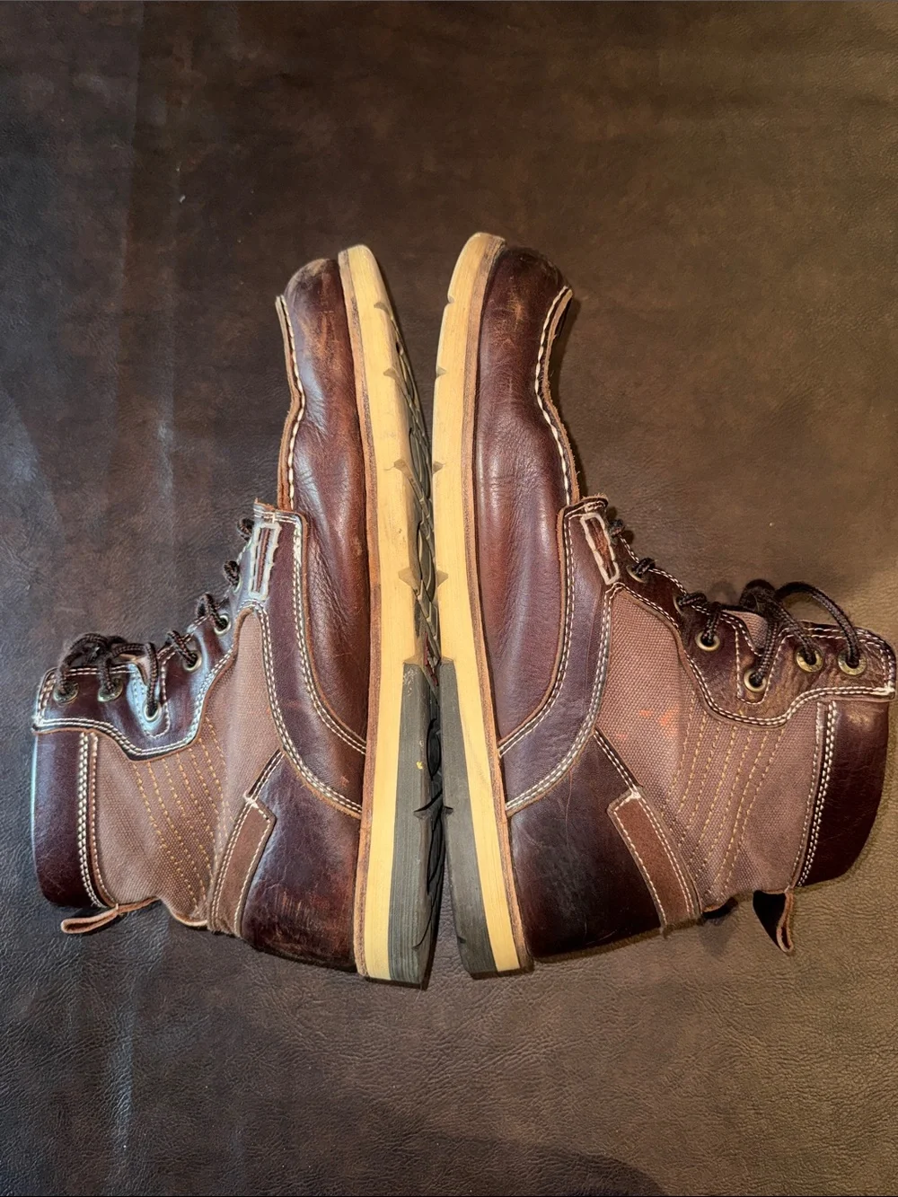 Levi's Dark Brown Leather Chukka Boots